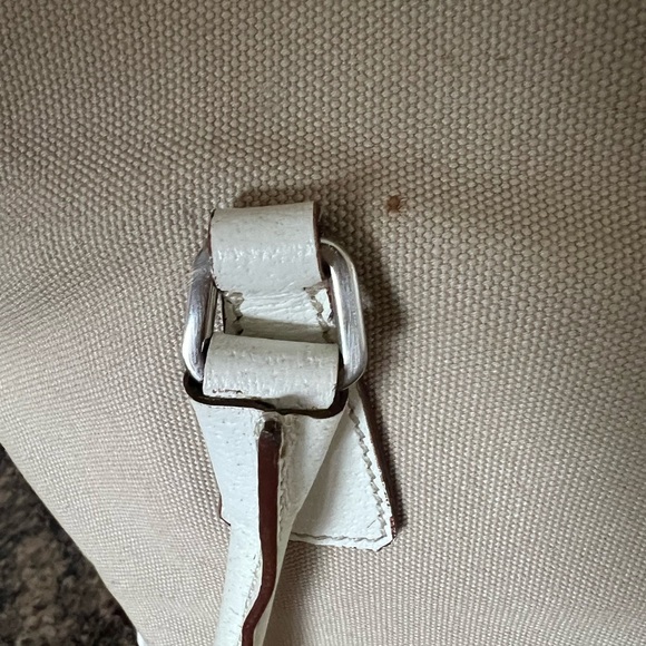 Prada Cinghiale-Trimmed Canapa Tote - Picture 8 of 11